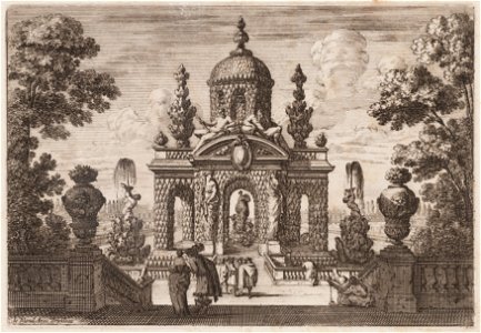 Grotto met standbeeld, objectnr A 13373