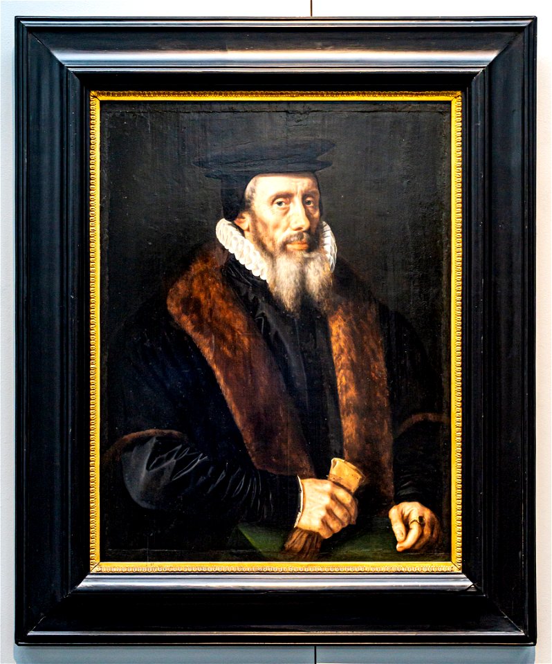 Groeningemuseum-Key, Adriaen Thomasz-Porträt eines Mannes DSC9464