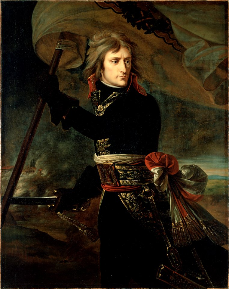 Antoine-Jean Gros - Napoléon Bonaparte sur le pont d'Arcole, 1797 (Hermitage)