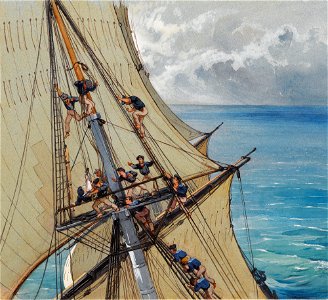 François d'Orléans - Elève de marine, 1834