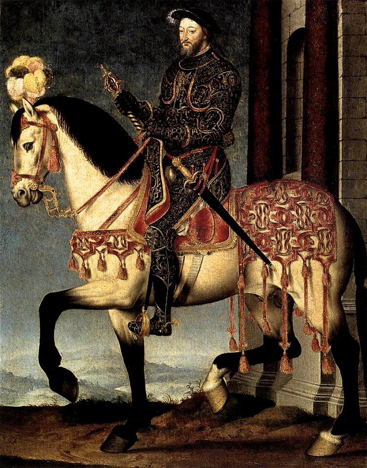 François Clouet - Portrait of Francis I, King of France - WGA5075