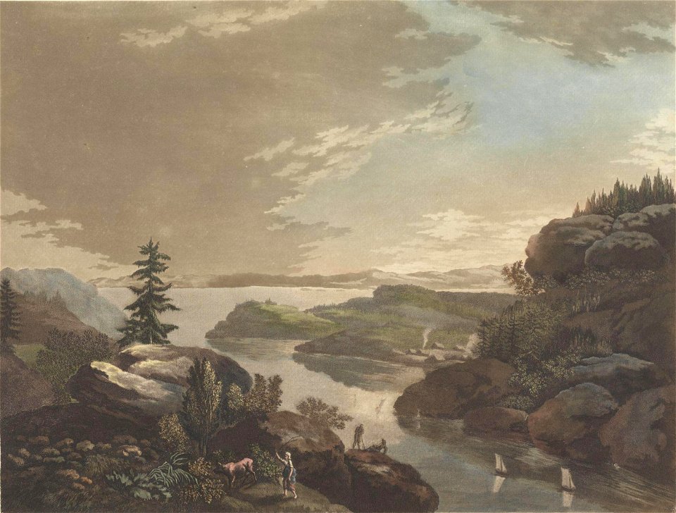 Heinrich August Grosch etter Christian August Lorentzen - Inlet to Fredrikshald - NG.K&H.A.19181 - National Museum of Art, Architecture and Design (cropped)