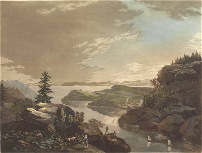 Heinrich August Grosch etter Christian August Lorentzen - Inlet to Fredrikshald - NG.K&H.A.19181 - National Museum of Art, Architecture and Design (cropped)