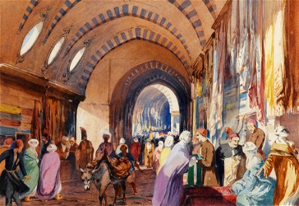 François d'Orléans - Grand bazar de Constantinople