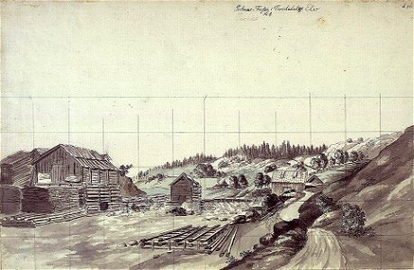 Heinrich August Grosch - Porsnesfossen i Tistedalen - NG.K&H.B.06466 - National Museum of Art, Architecture and Design (cropped)