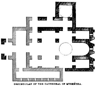 Ground-Plan of The Cathedral of Mtskétha. John M. Neale. A history of the Holy Eastern Church. P.299