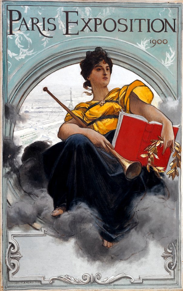 François Flameng - Paris Exposition 1900 - PDUT2128 - Musée des Beaux-Arts de la ville de Paris