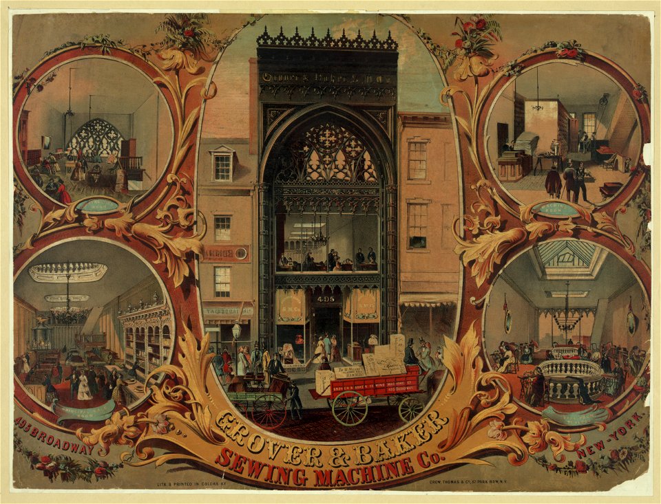 Grover & Banker Sewing Machine Co. 495 Broadway New York LCCN2003677908
