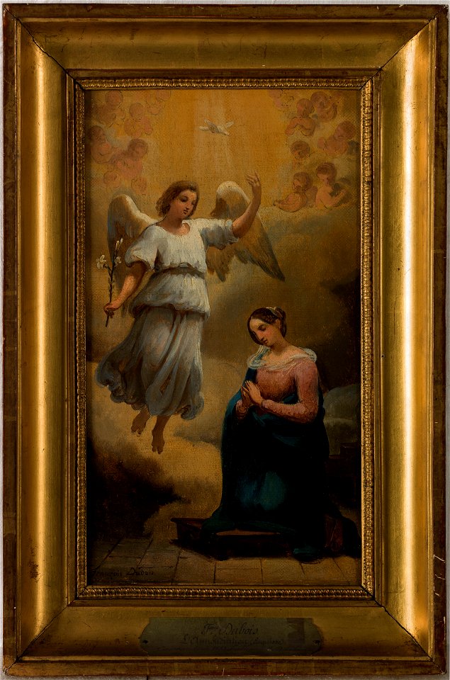 François Dubois - Esquisse pour l'église Notre-Dame-de-Lorette , L'Annonciation - PPP4568 - Musée des Beaux-Arts de la ville de Paris