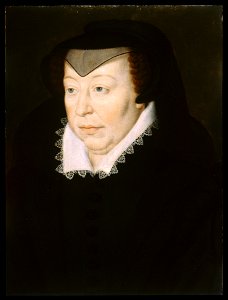 François Clouet - Portrait of Catherine de' Medici - Walters 37415