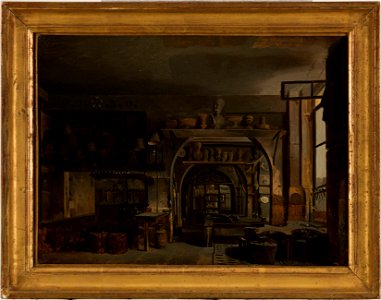 François Desmoulins - L'atelier de l'orfèvre Odiot (1763-1850), rue Saint-Honoré - P965 - Musée Carnavalet