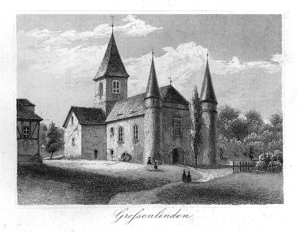 Grossen-Linden Kirche 1849