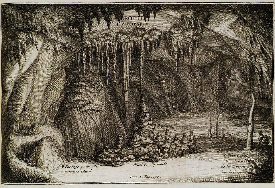 Grotte d'Antiparos - Tournefort Joseph Pitton De - 1717