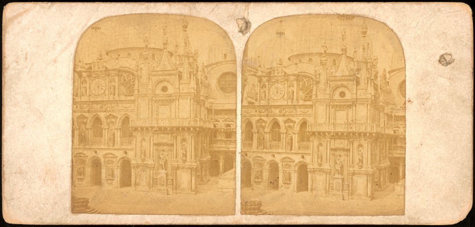 Group of 17 Early Calotype Stereograph Views - DP75398