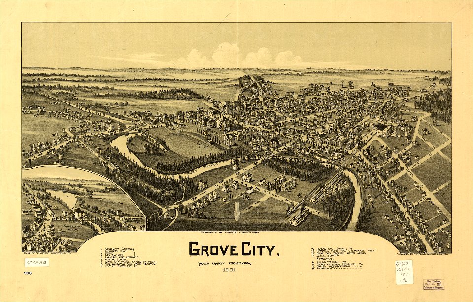Grove City, Mercer County, Pennsylvania 1901. LOC 75694983