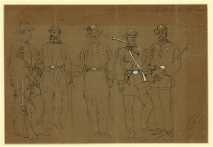 Group of Rhode Island Soldiers. Company C LCCN2004660143