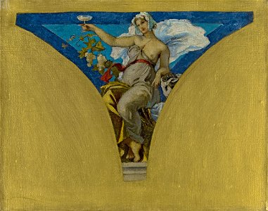 François Emile Ehrmann - Esquisse pour la salle des Fêtes de l'Hôtel de Ville de Paris , La Champagne - PPP3978 - Musée des Beaux-Arts de la ville de Paris