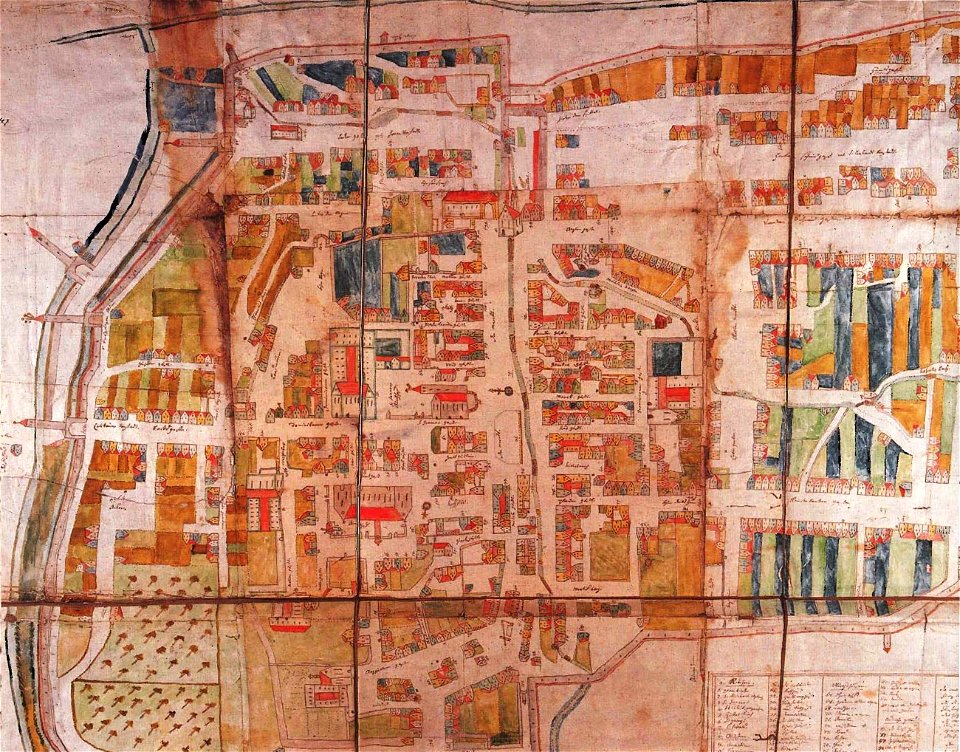 Großer Stadtplan 1803