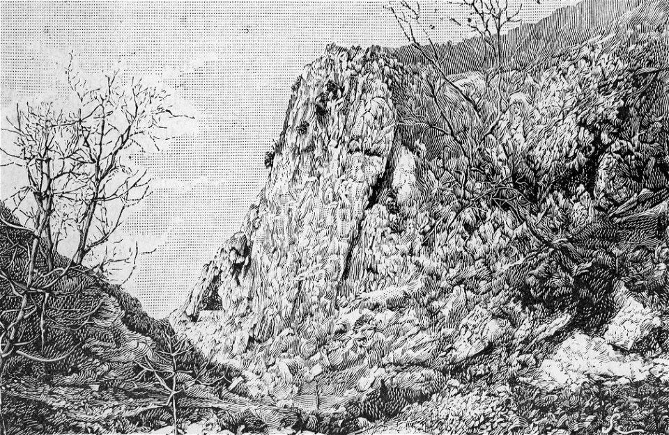 Grotta di Collebardo (xilografia)