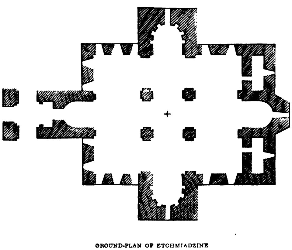 Ground-Plan ot of Etchmiadzine. John M. Neale. A history of the Holy Eastern Church. P.289