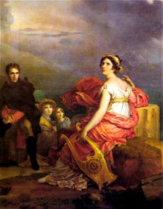 François Gérard - Corinne at Cape Miseno (detail) - WGA08602