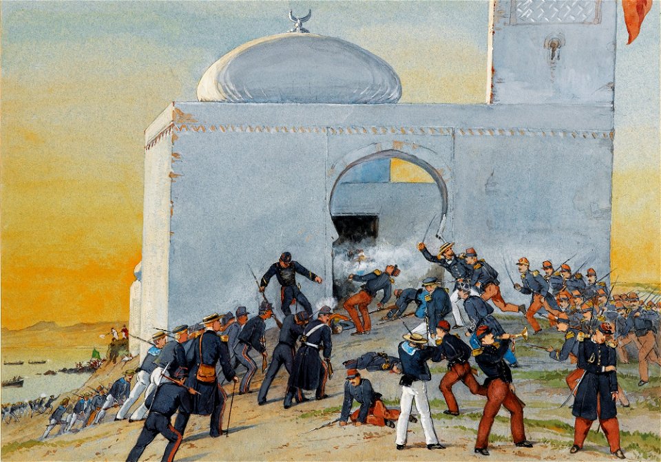 François d'Orléans - Mogador, l'affaire de la Mosquée, 1844