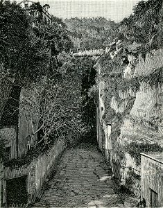 Grotta della Sibilla xilografia