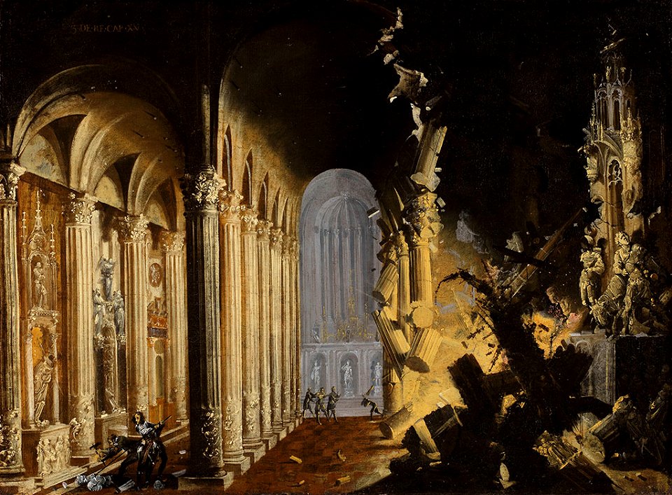 François de Nomé - King Asa of Juda Destroying the Idols - WGA16585