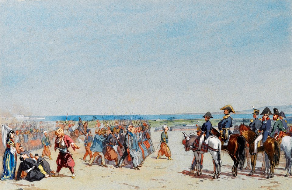 François d'Orléans - Les zouaves, 1831