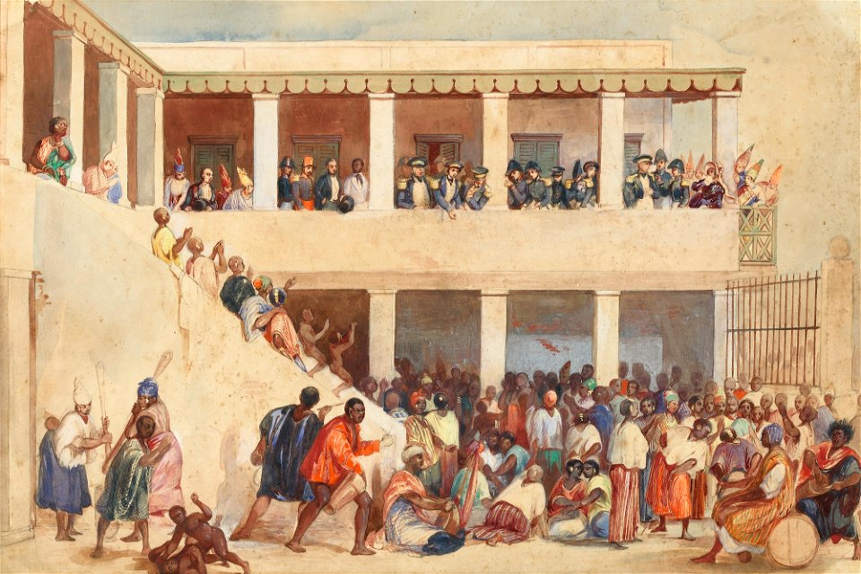 François d'Orléans - Tam-tam à Gorée (1837