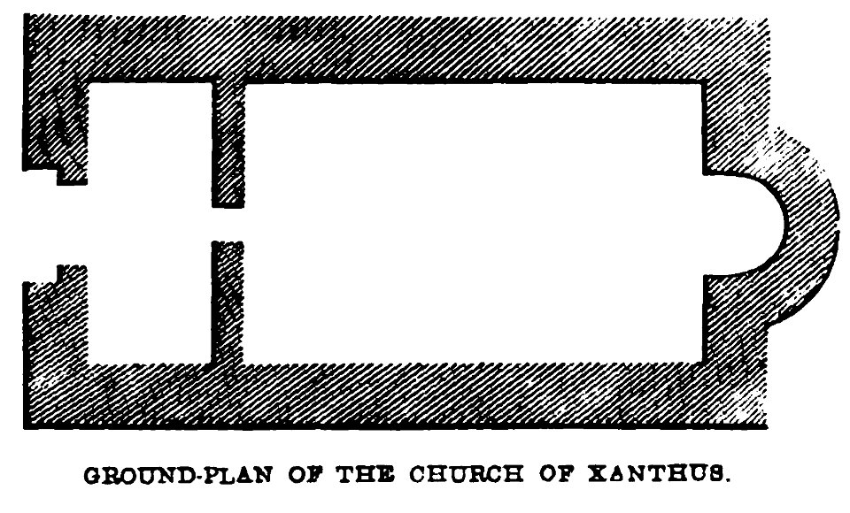 Ground-Plan of the Church of Xanthus. John M. Neale. A history of the Holy Eastern Church. P.233