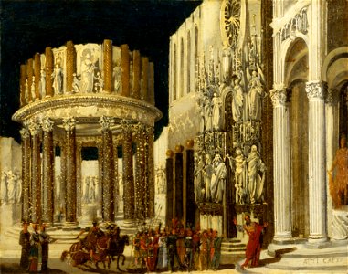 François de Nomé - St Paul Preaching to the Athenians - Walters 37328