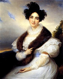 François Joseph Kinson - Portrait of Marie J. Lafont-Porcher - WGA12192