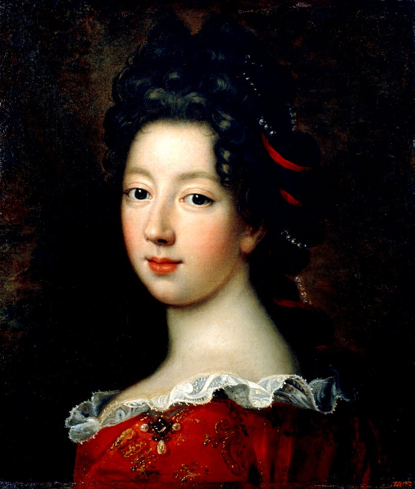 François de Troy - Louise Françoise de Bourbon, mademoiselle de Nantes - Google Art Project
