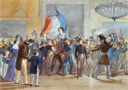 François d'Orléans - La révolution de 1830, le 31 juillet