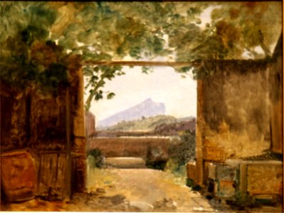 François Marius Granet - la montagne Sainte-Victoire