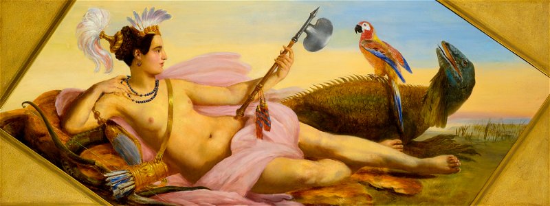 François Dubois Allegories of the continents America