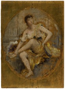 François Lafon - Esquisse pour le foyer du théâtre du Châtelet , La danse - PPP4064 - Musée des Beaux-Arts de la ville de Paris