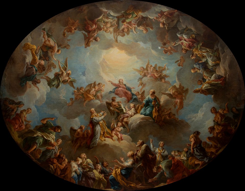 François Lemoyne - Vierge en gloire, 1732