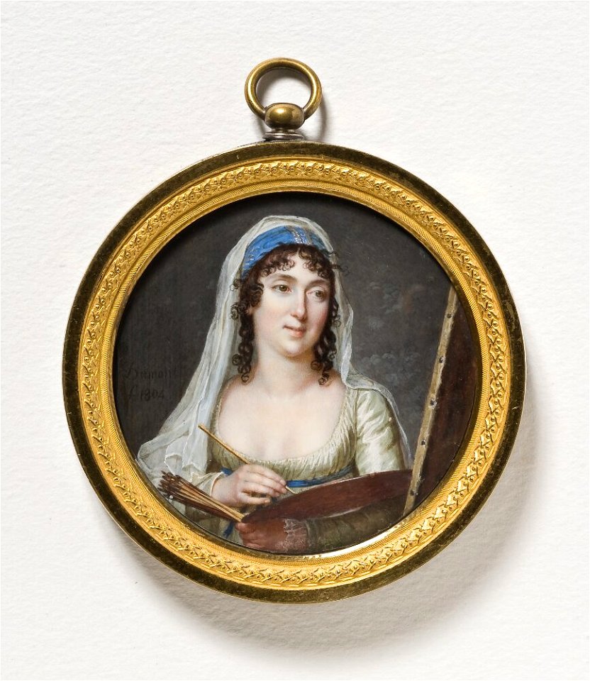 François Dumont - Marie-Nicole Vestier-Dumont, Presumed Portrait - NMB 2583 - Nationalmuseum