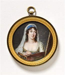 François Dumont - Marie-Nicole Vestier-Dumont, Presumed Portrait - NMB 2583 - Nationalmuseum