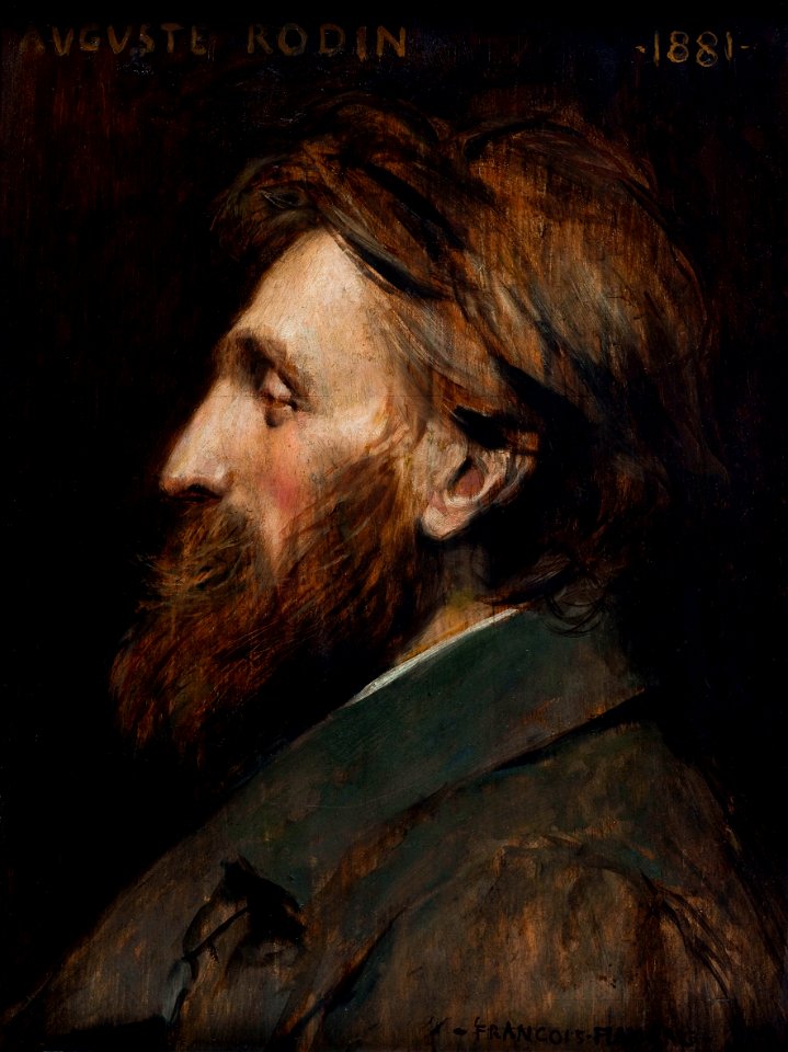 François Flameng - Portrait d'Auguste Rodin - PPP723 - Musée des Beaux-Arts de la ville de Paris