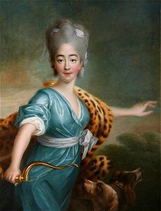 François Hubert Drouais (1727-1775) (after) - Marie-Joséphine-Louise de Savoie (1753–1810), comtesse de Provence, as Diana - 1548081 - National Trust