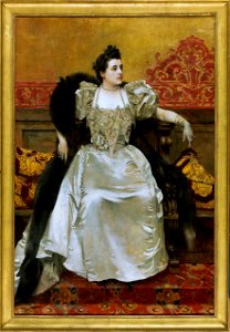 François Flameng - Portrait de Mme Gaston Menier - PPP3611 - Musée des Beaux-Arts de la ville de Paris