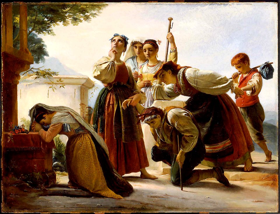 François Joseph Navez - Pilgrimage in the Roman Campagna - 1986.152 - Museum of Fine Arts