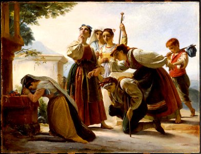 François Joseph Navez - Pilgrimage in the Roman Campagna - 1986.152 - Museum of Fine Arts