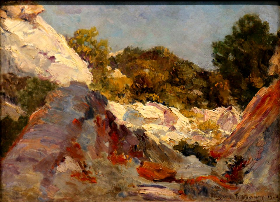 François Maury - Paysage provençal