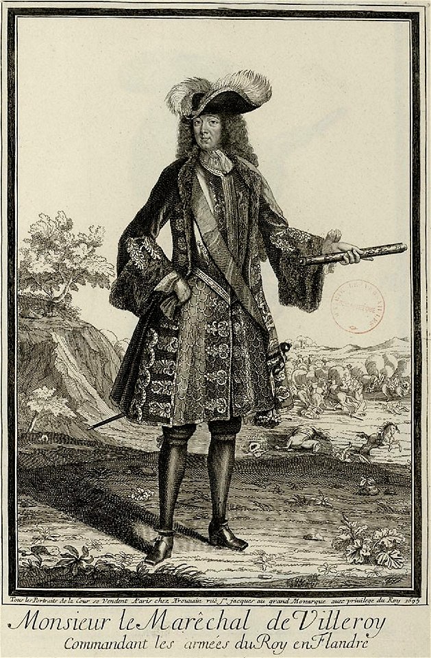François de Neufville, duc de Villeroy - Trouvain 1695