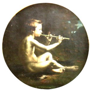 François-Alfred Delobbe-Joueur de flûte