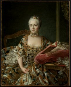 François Hubert Drouais - Portrait of the Marquise d'Aigurande - 1942.638 - Cleveland Museum of Art